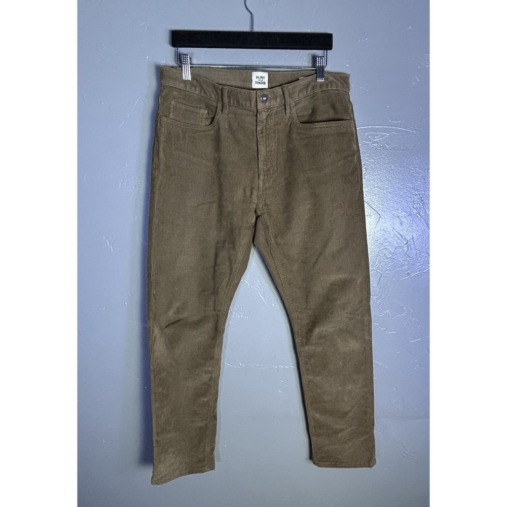 Men's  Flint and Tinder 365 Corduroy pants earth brown 32x30 Heritage Staple
